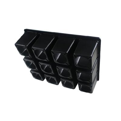 China Factory Direct Black Torus Flower Pot Eco - Friendly Can Be Customized Size for sale