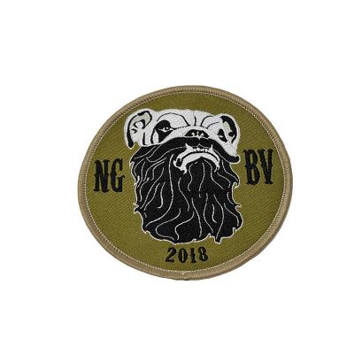 China Custom Woven Label Brand Woven Patch Washable Eco-friendly Sustainable For Apparel for sale