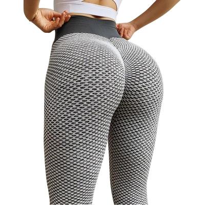 China Breathable Women Sports Gym Yoga Pants High Compression Tights Seamless Pants Waist Running Fitness Stretch Gaiters for sale