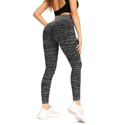 China Breathable Yoga Clothing Women High Rise Fashion Clothes Butt Crac! crack! high waist fitness yoga pants for sale