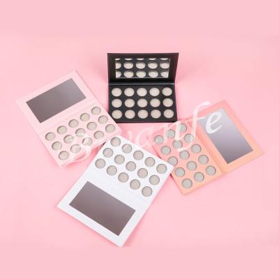 China Waterproof custom low moq luxury matte colors pigmented vegan makeup eyeshadow palette private label for sale