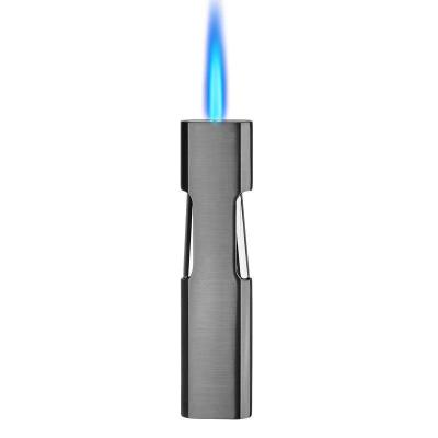 China 2021 New Arrival Cigar Lighter Metal Cigar Torch Lighter Jet Flame Cigarette Lighter Wholesale Windproof Candle Lighter for sale