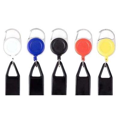 China New Arrival Hot Selling Premium Quality Creative Custom Plastic Igniters Prevent Loss To Pull Out Retractable Clip Key Chain Igniter Holder for sale