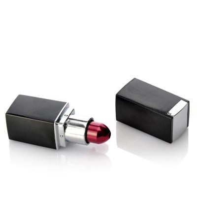 China Novelty Lady Lipstick Metal Aluminum 73mm Weed Smoking Pipe Fancy Red Purple Accessories for sale