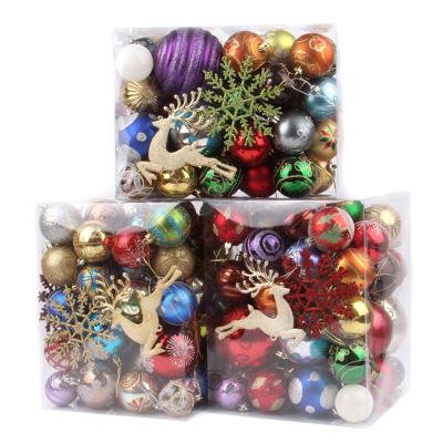 China Random Styles and Sizes Christmas Tree Decorations Christmas Decorations Various Shiny 3-8cm Ball Christmas Tree Balls Wholesale for sale