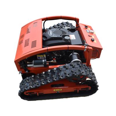 China Wholesale Price 4-Stroke Lawn Mower Crawler Miniature Remote Control Lawn Mower for sale