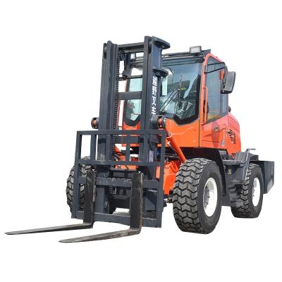 China Garment shops china 3 3.5 4 5ton 4WD loader cross country off-road off-road forklift price for sale for sale