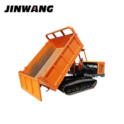 China 1 Ton-5 Ton Mini Garden/Orchard/Farm Mountain Crawler Dumper Truck with Engineering Crawler < 4L for sale