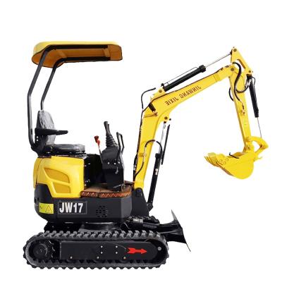 China China Factory Jinwang 1.5 Ton Mini Excavator Backhoe With Japan Engine for sale