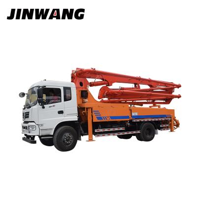 China Four-section armboom truck mounted hydraulic concrete pump made in China Dongfeng for sale