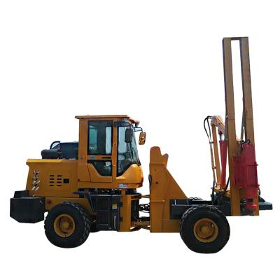 China Factory hydraulic guardrail installation equipment used for road piling for sale