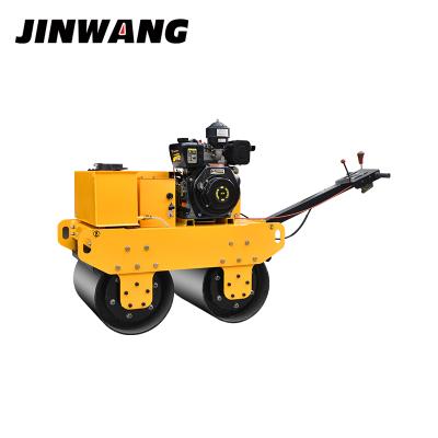 China 600mm 700mm Hand Held Double Drum Walk Behind CHANGFA 178F Vibratory Road Roller for sale