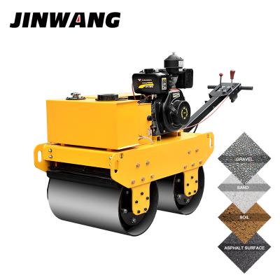 China Small hand held smooth steel wheel road roller supplier in Dubai UAE CHANGFA 178F for sale