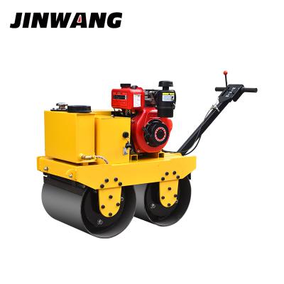 China 450mm Double Drum Vibratory Roller Compactor Machine Handheld Road Roller CHANGCHAI 170F for sale