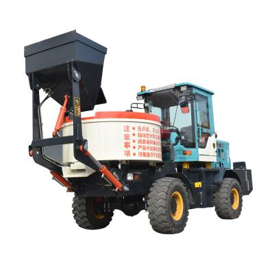 China Farms Wholesale Price 1.2cbm Self Loading Concrete Mixer With Pump for sale