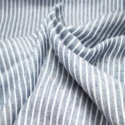 China High Quality Stripe 100% Canvas Fabric Striped Canvas Fabric For Shirt for sale