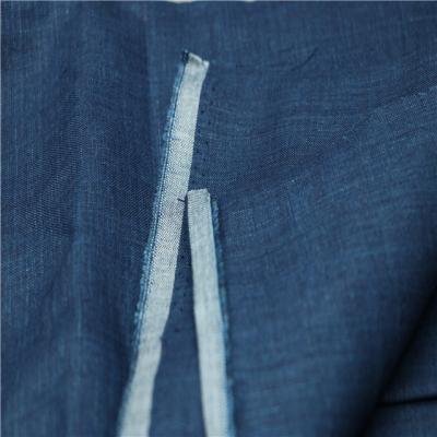 China Sustainable hot sale 100 canvas indigo jeans washed fabric china factory wholesale for sale