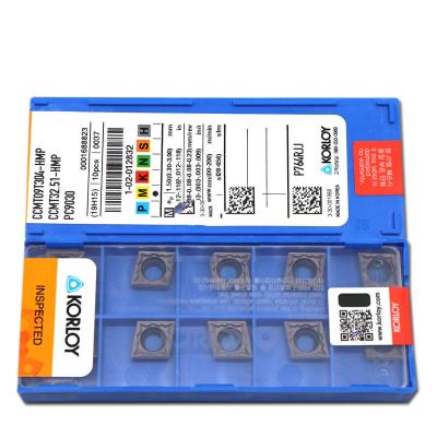 China CCMT09T308HMP PC9030 Korloy Tungsten Carbide Inserts Lathe Tools Turning Insert Metal CNC Cutting Tools CCMT09T308HMP PC9030 for sale