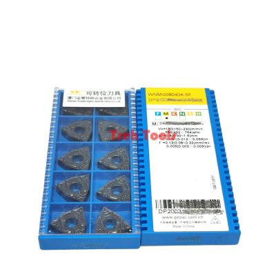 China WNMG080404SF GM3225 Gesac Tungsten Carbide Inserts Lathe Tools Turning Insert Metal CNC Cutting Tools WNMG080404SF GM3225 for sale