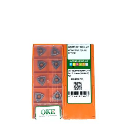 China WCMX06T308B-ZK OP1205 WXMX06 OKE Tungsten Carbide Inserts U Drill Inserts WCMX06T308B-ZK OP1205 U Drill Cutter Metal CNC Cutting Tools for sale