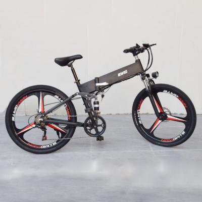 China Factory Promotion Aluminum Alloy EWIG Folding Electric Road Bike Adult 26 Inch 7 Speed ​​SHIMANO Disc Brake Ebike 350W Folding Electric Bike for sale