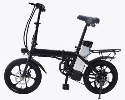 China Aluminum Alloy 16inch Foldable BatteryLong Big Mileage Electric Bicycle Electric Bike for sale