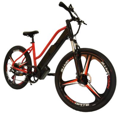 China Aluminum Alloy Mountain Bike 26inch Unfoldable Big Wheel Electric Bicycle 26inch Snow Red Black Tire for sale