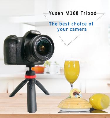 China YuSen mini PORTABLE meinuo portable gimbal table top tripod camera tripod light stand for shooting for sale