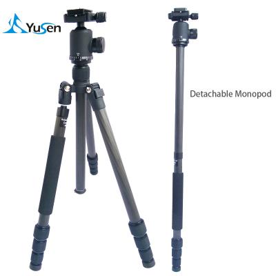 China Lightweight Carbon Fiber 3 Leg Hunting Tripod /Videograph/Live-streaming Photography Best For Spotting Scope for sale