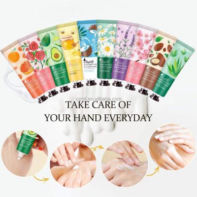 China OEM Factory Anti Aging Custom Natural Hand Creams Whitening Care Moisturizer Lotion Private Label Hand Cream For Proper Hands Dry for sale