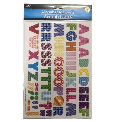 China Letter Fridge Magnets Customized Kindergarten Kids Learning Magnetic Souvenir Fridge Alphabet Letters for sale