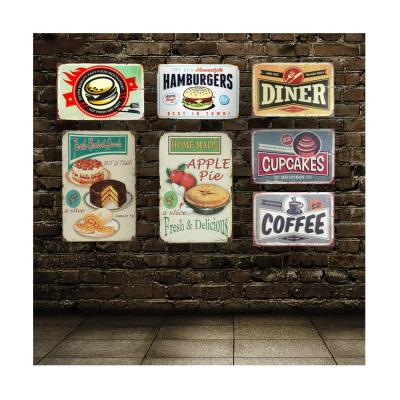 China High Quality Customized Aluminum Tin Signs Pub Bar Decoration Europe Metal Sign Europe for sale