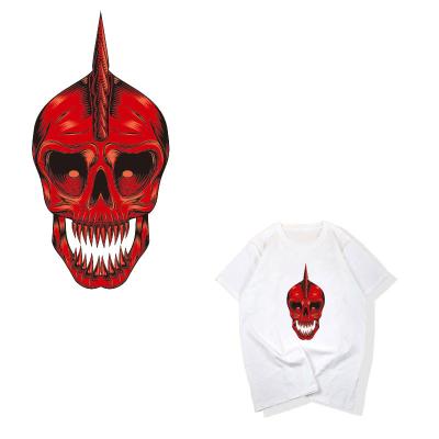 China DIY Apparel Skull Pet Heat Transfer Printing Film Washable Colorful Pet Heat Transfer Printing Film Transfer Printing Sticker For T-shirts for sale