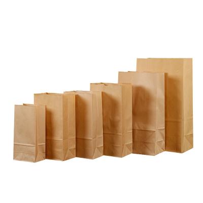 China Wholesale Custom Recyclable Hot Sale Food Grade Kraft Paper Bag Kraft Paper Bag Oil Proof Paper Bags For Food Catering for sale