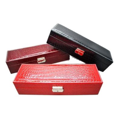 China Luxury Display Box Fashion Watch Gift Box, Leather Snake Watch Box Custom Logo, Jewelry Watch Storage Box for sale