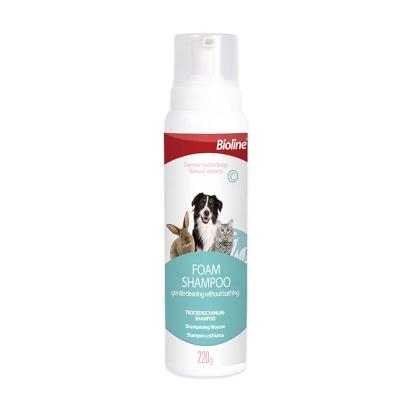 China Viable Natural No-Rinse Foam Dog Shampoo Conditioner Relieves Dry Itchy Skin and Moisturizes Cat Shampoo for sale