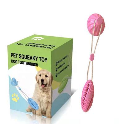 China Viable Wholesale New Design Chewer Suction Cup Tug Pet Toys Dog Chew Aggressive Interactive Toy for sale