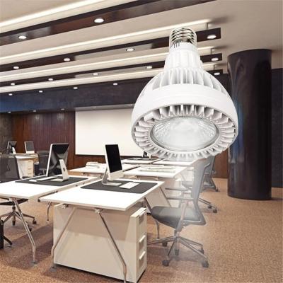 China Modern Aluminum Frame Spotlight Ceiling Module Spot Light E27 30 Watt LED Par30 Aluminum Spotlight Bulb Modern White Indoor AC180-260V AC180-260V for sale