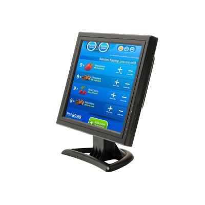 China Black Or White Cheap Color 15inch Touch Screen Monitor POS Monitor With VGA Input for sale