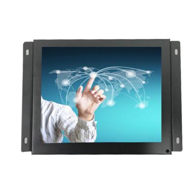 China 8 Inch Resistive Touch Screen Open Frame Monitor USB Touch With VGA HDM LED 8 Inch Connection for sale