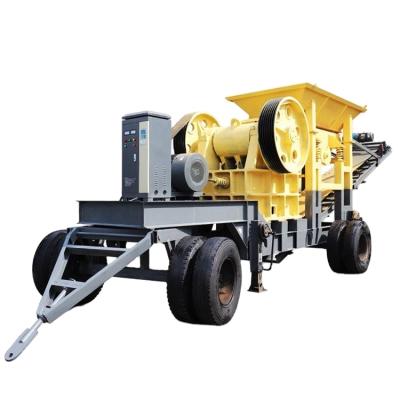 China Mobile Stone Crusher Sand Machine Gravel Hammer Crusher Jaw Crusher Line for sale