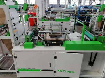 China CPE TPE Cast Film Machines Polythene Gloves Making Machine for sale