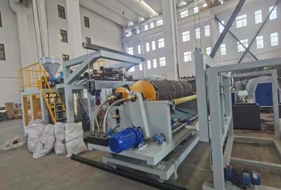 China De handschoen goot Filmuitdrijving van Polyethyleen Enige Dubbele Extruder 150kg H Te koop