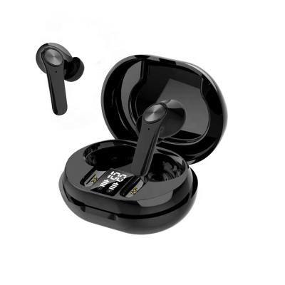 China Real active noise canceling tws earbuds wholesale D01 ANC active noise canceling real active noise canceling waterproof headsets LED display touch radio sports earphones for sale