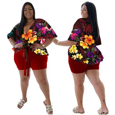 China Spring Summer Breathable Women Print Colorful Club Dress 4xl Plus Size Loose Fit Dress for sale