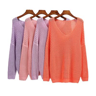 China Wholesale Price Anti-wrinkle Sweater Ladies Custom Wool Knitted Women Sweater for sale