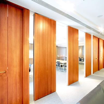 China Contemporary Sliding Wooden Folding Doors For Hotel for sale