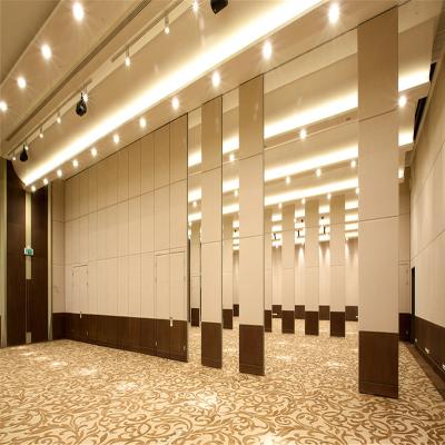 China Traditional Hotel Slip And Folding Partition Sound Absorption Partition Sound Blocking Wall for sale