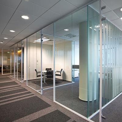 China Contemporary Office Partition Walls Hong Kong Office Movable Office Partition Glass Partition Wall for sale