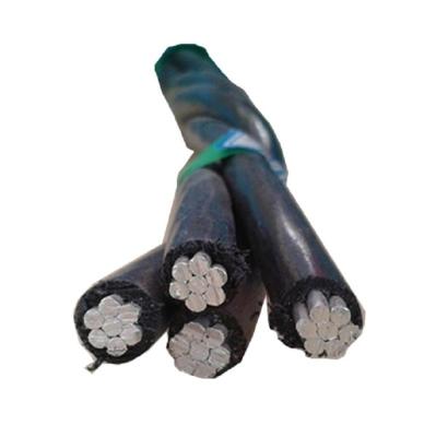 China Aerial Street Light 1kV Price Strand Electrical Cable 4X25mm2 for sale